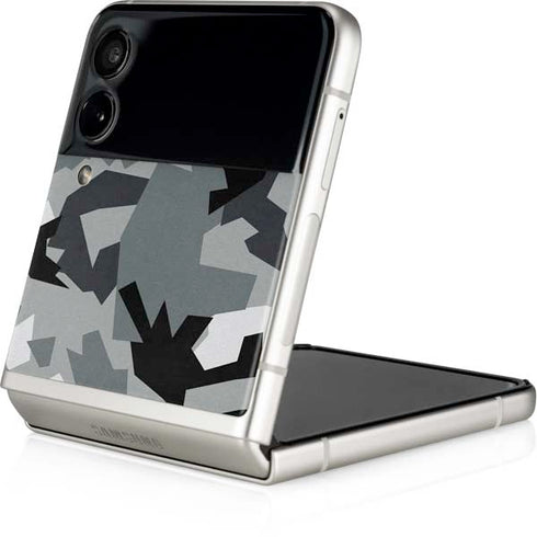 Urban Camouflage Black Galaxy Z Flip3 5G Skin